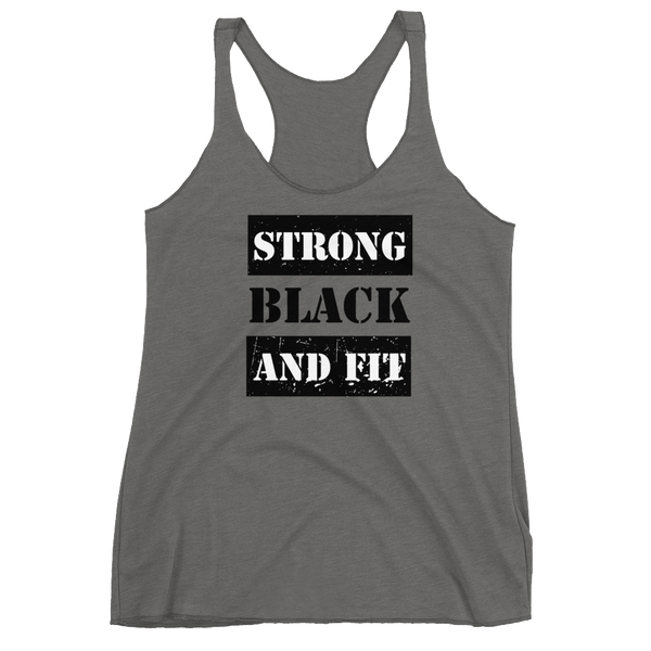 Strong Black Fit Tanks